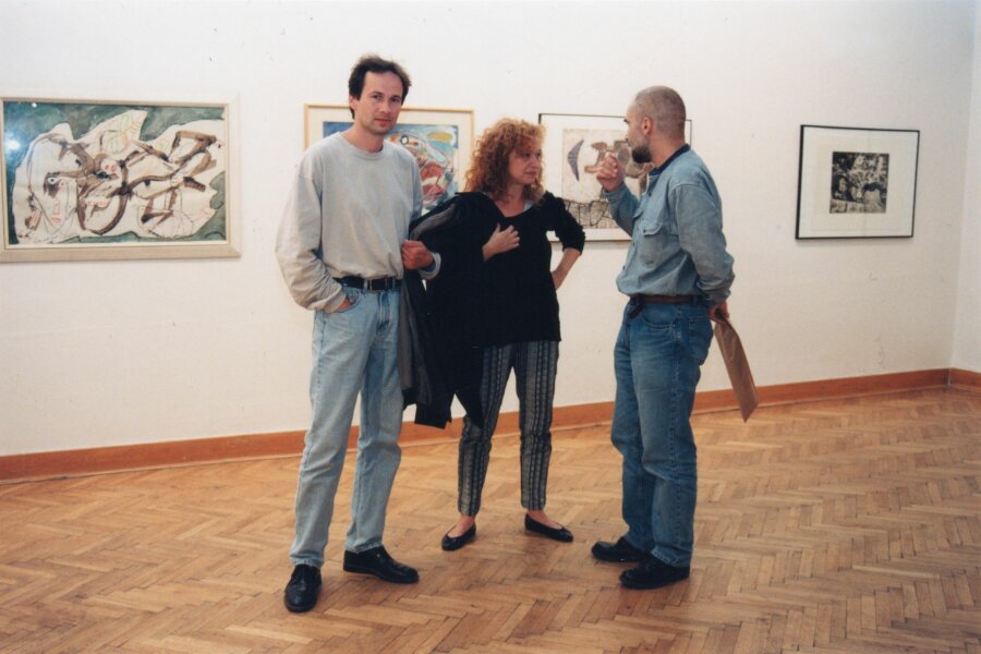 zleva: Václav Krůček, Margita Titlová